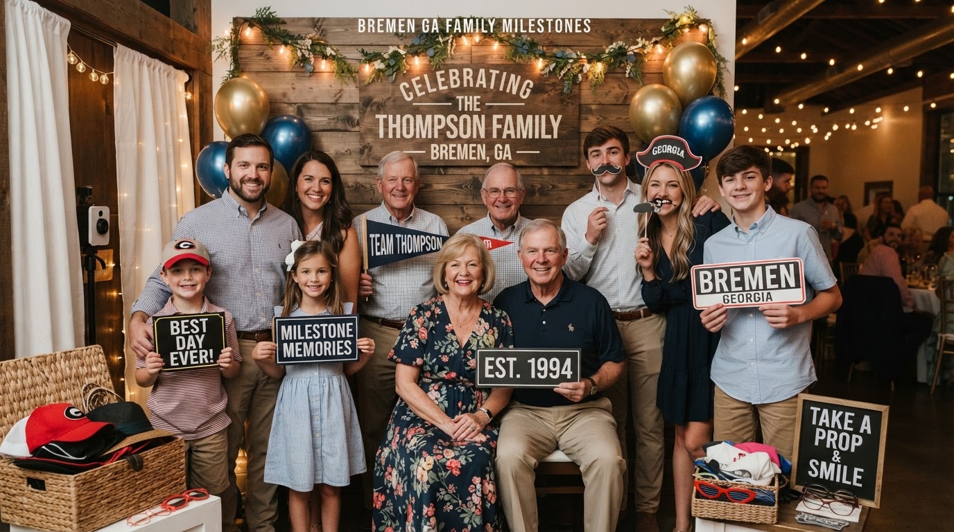 Party photo booth rental in Bremen Georgia