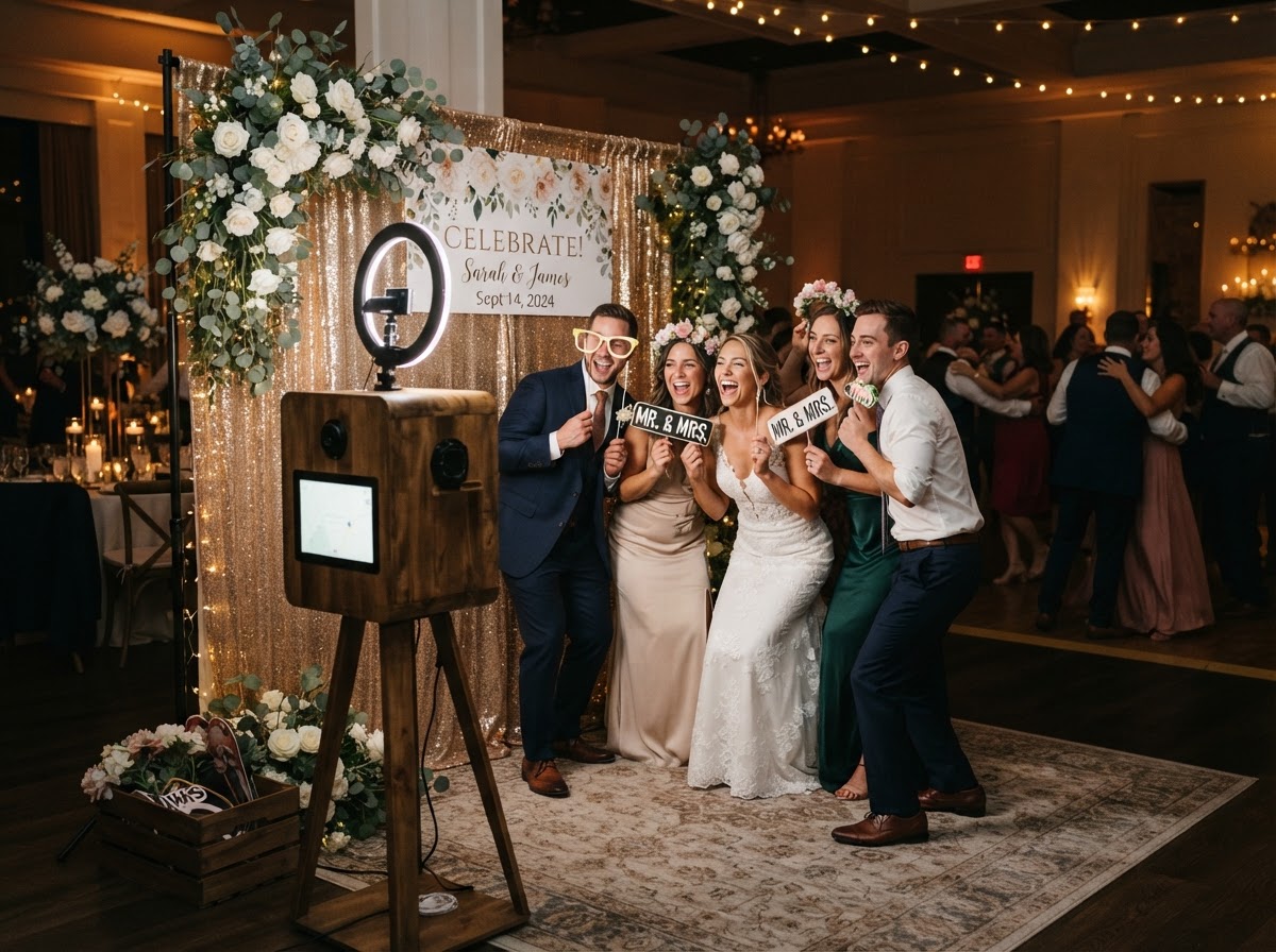 Wedding photo booth rental in Newnan