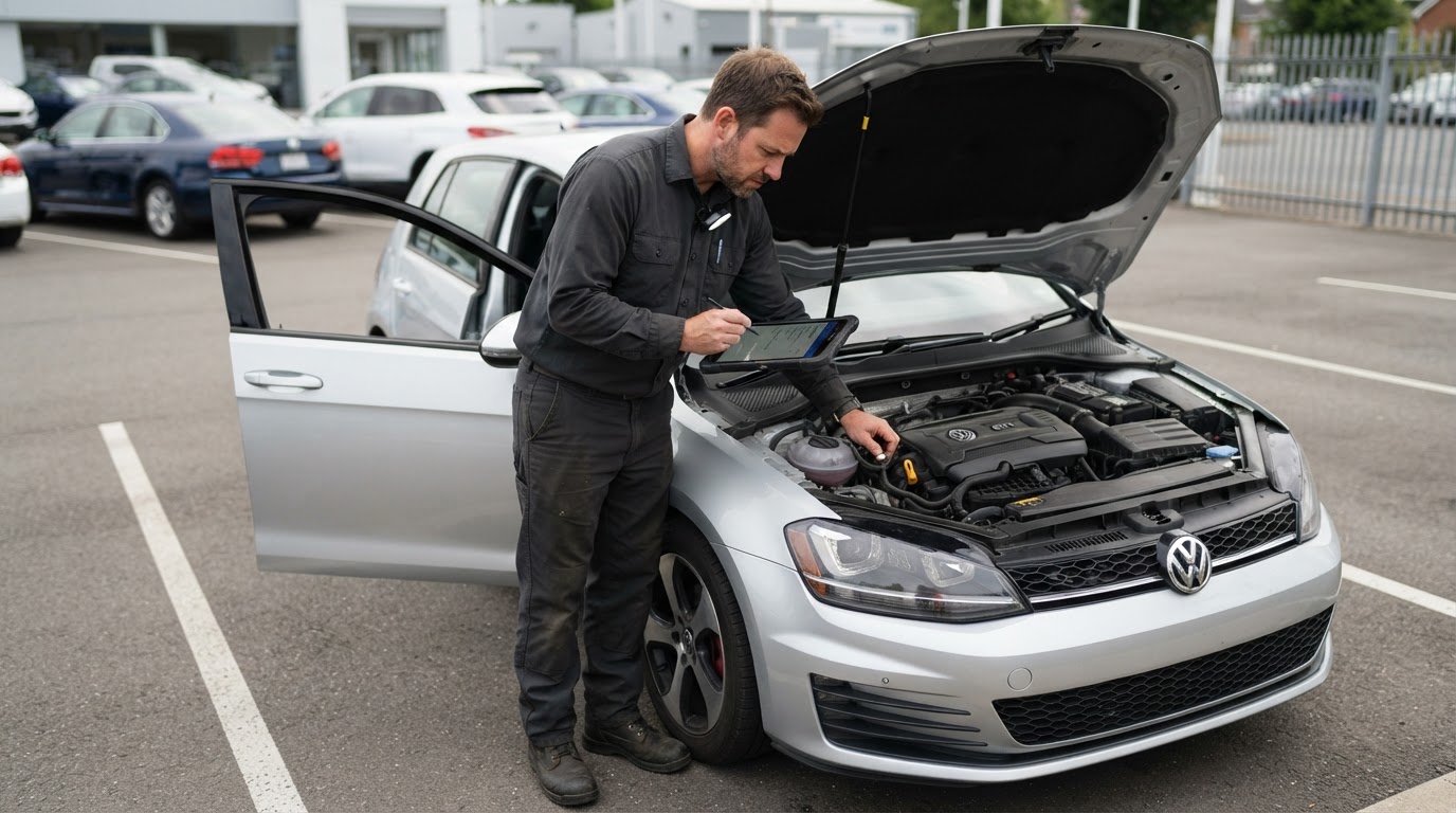 Mobile pre-purchase car inspection in Walker Michigan.