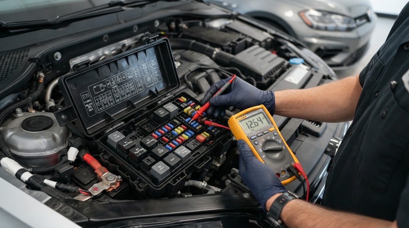 Vehicle fuse relay and electrical system inspection in Walker MI.