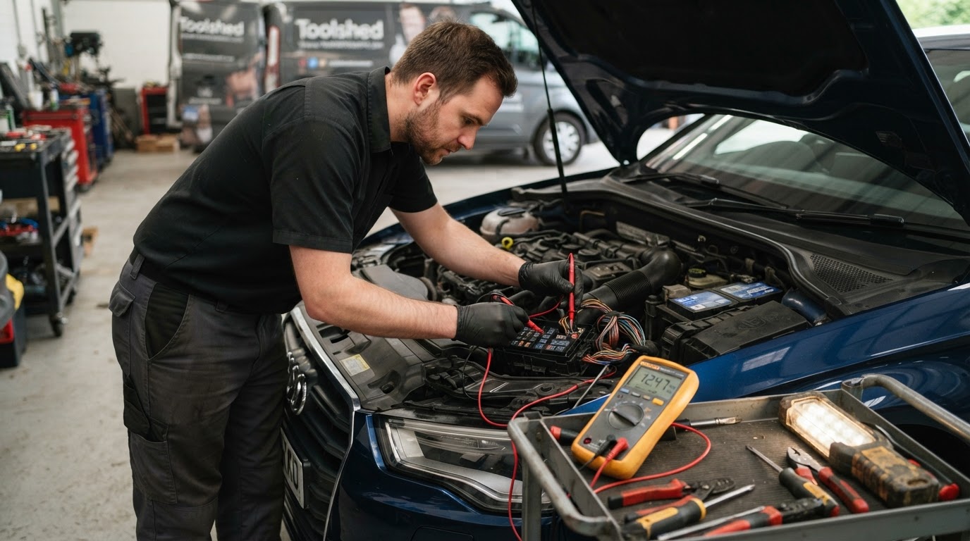 Mobile auto electrical diagnostic service in Walker MI.