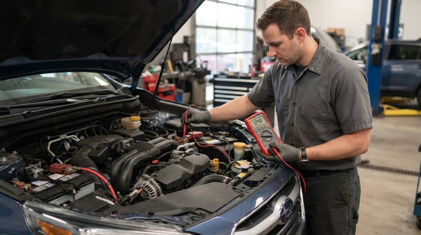 Automotive wiring and ground testing by a mobile mechanic in Walker.