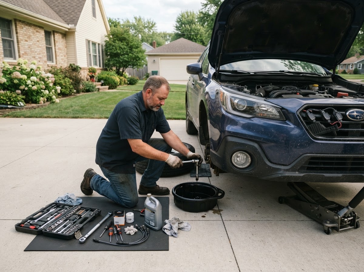 Mobile vehicle maintenance service in Hudsonville MI.