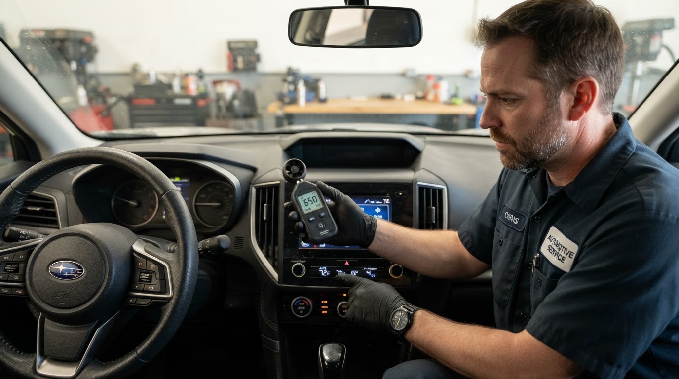 Vehicle blower motor and airflow diagnosis in Walker MI.