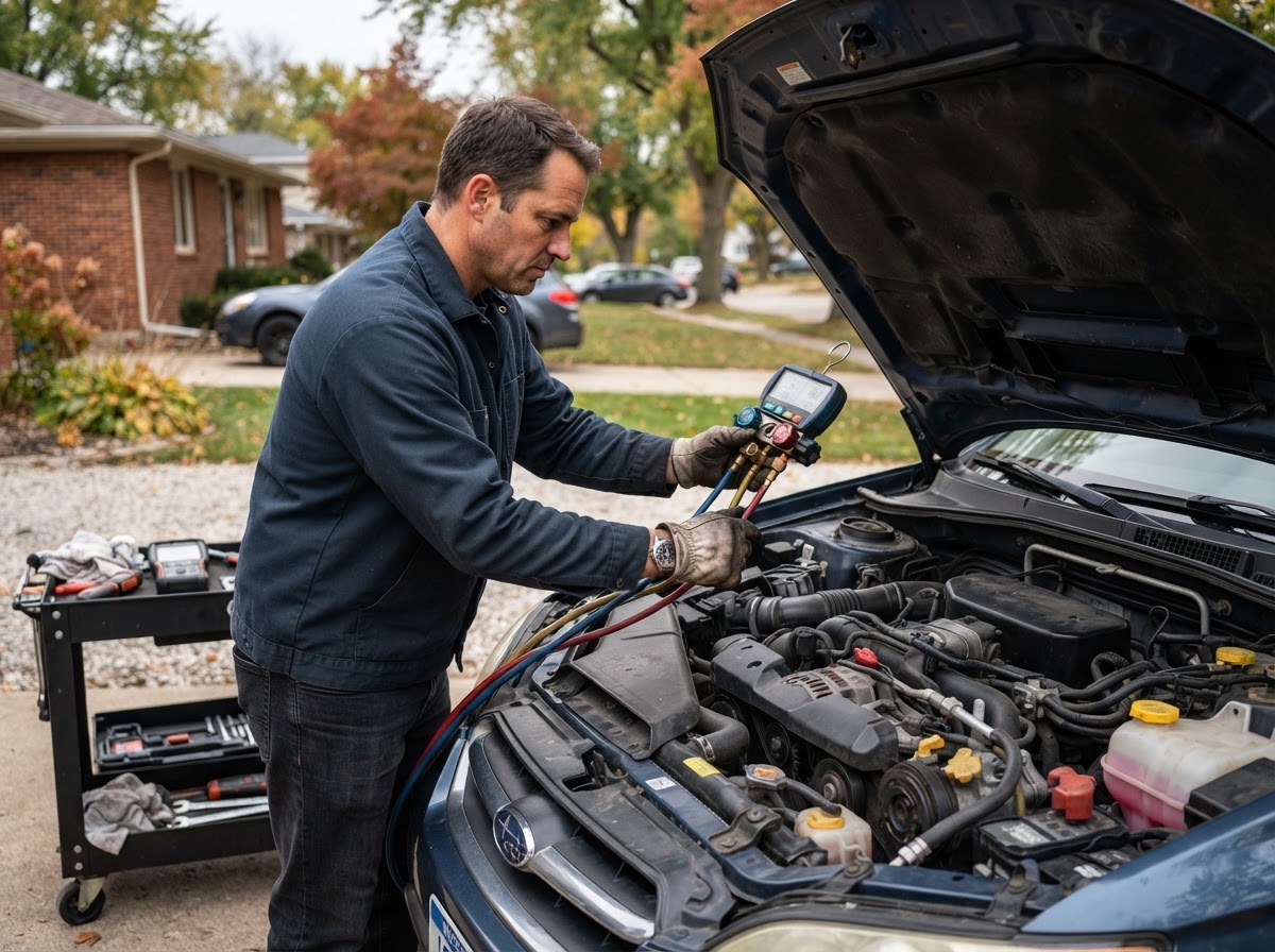 Mobile cooling and climate-control diagnosis in Hudsonville Michigan.