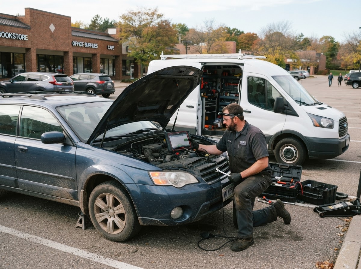Safe mobile roadside vehicle assistance in Comstock Park Michigan.