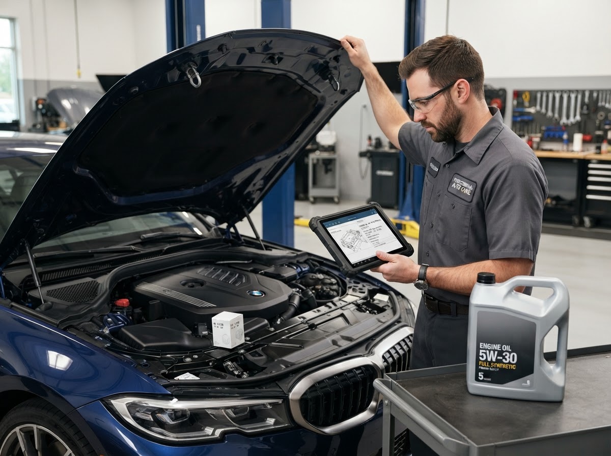 Vehicle-specific engine oil and filter service in Walker MI.