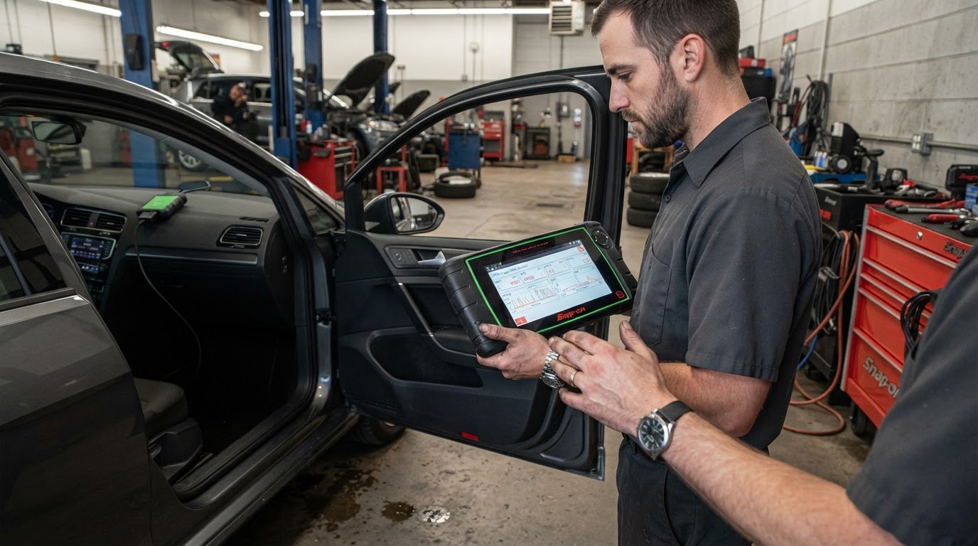 OBD-II vehicle diagnostic testing in Kentwood MI.