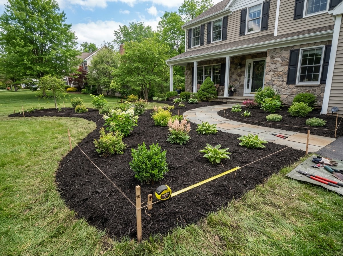 Residential planting bed design in Liverpool