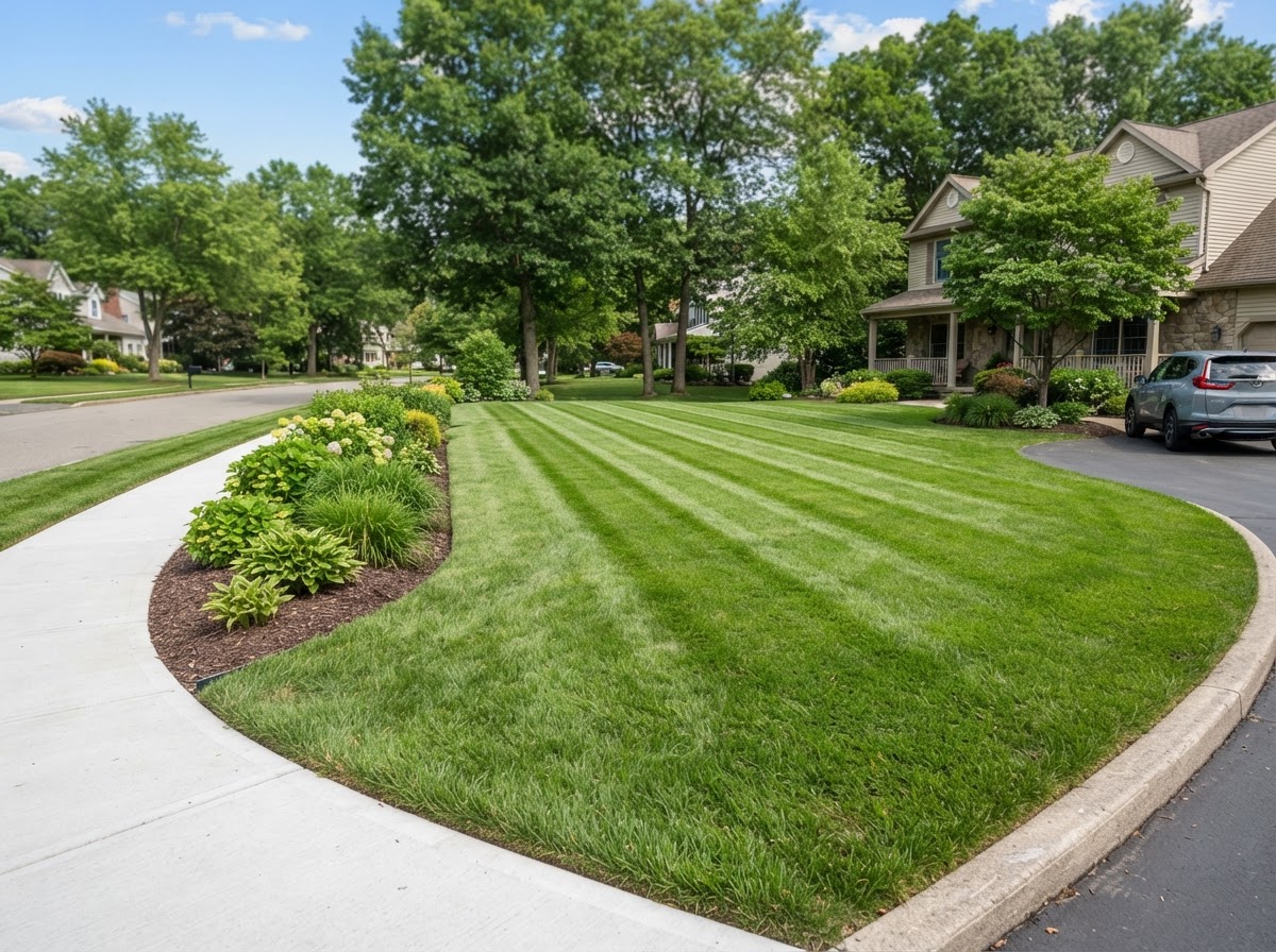 Residential lawn care in Liverpool, New York