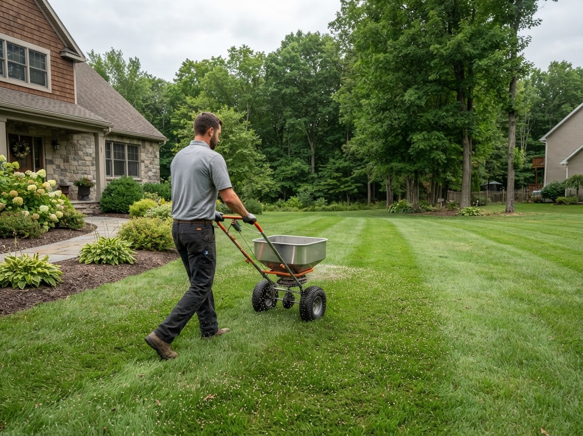 Residential lawn fertilization service in Salina, New York