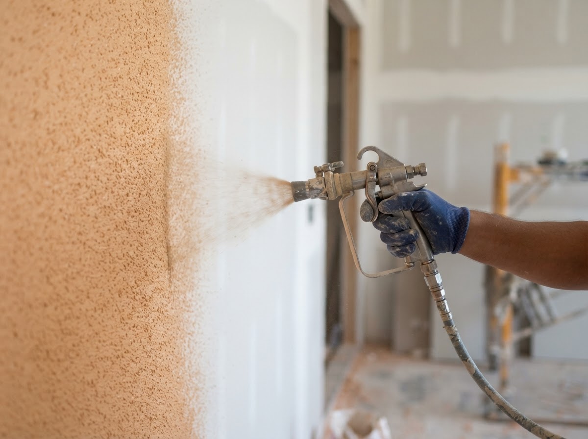 Drywall texture application and matching in North Ridgeville Ohio