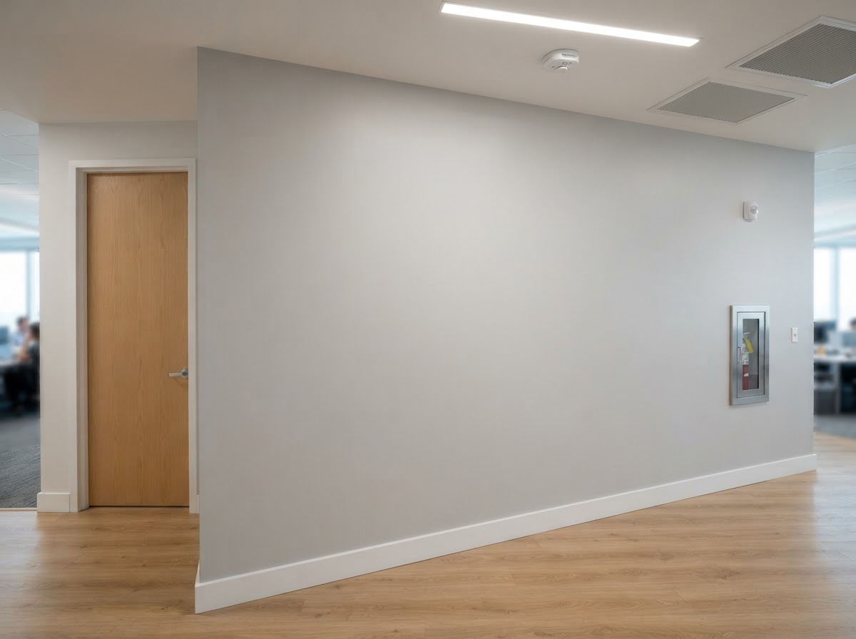 Smooth finished ceiling after popcorn texture removal