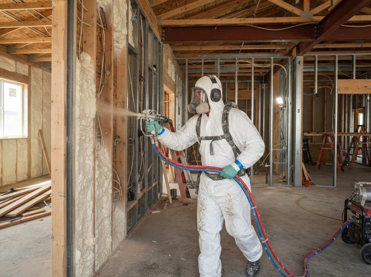 Commercial spray foam insulation installation in Watsonville