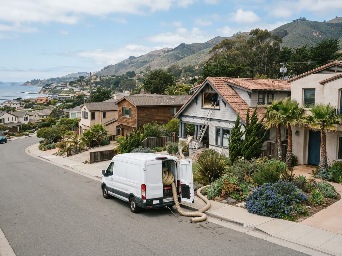 Residential insulation service context in Central Coast communities near Watsonville