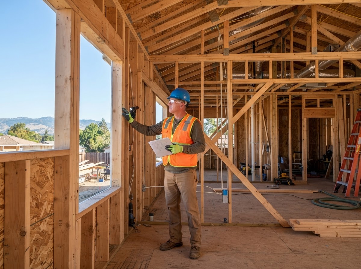 Gilroy residential building envelope evaluated before spray foam installation