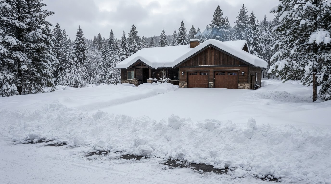 Urgent driveway snow removal in Post Falls Idaho