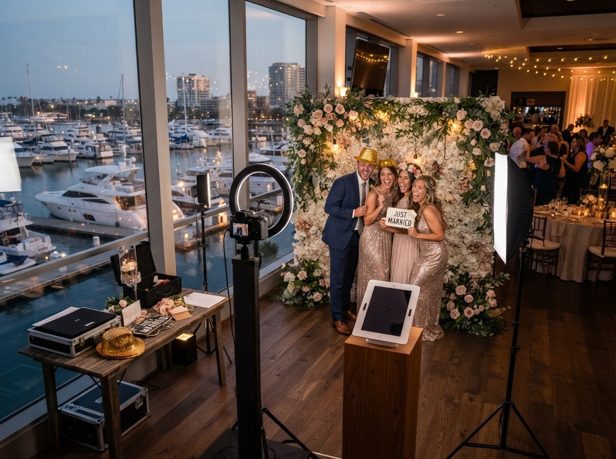Wedding photo booth rental in Somers Point NJ.