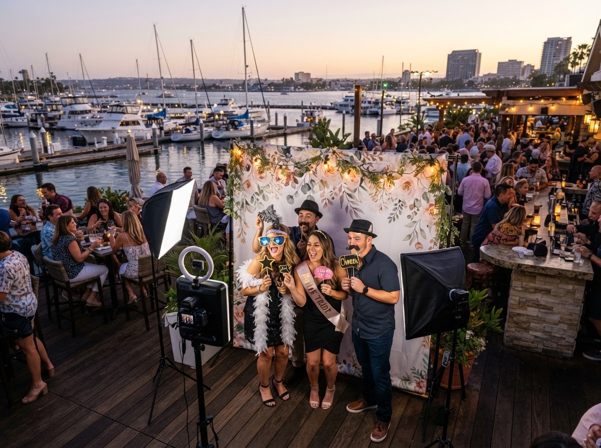 Party photo booth rental in Somers Point NJ.