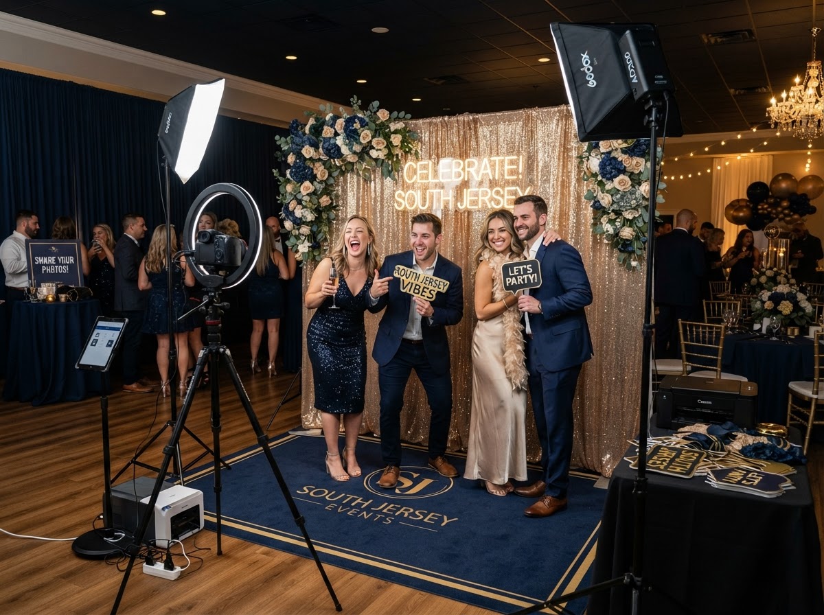 Photo booth rental serving Egg Harbor Township and South Jersey.