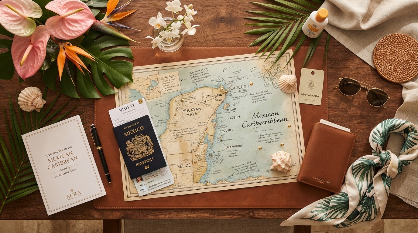 Planificación de viaje al Caribe Mexicano