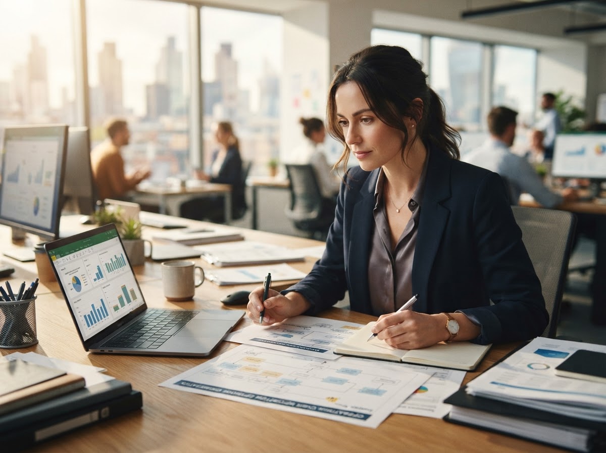 A business analyst reviewing the full customer journey and diagnosing where growth is being lost