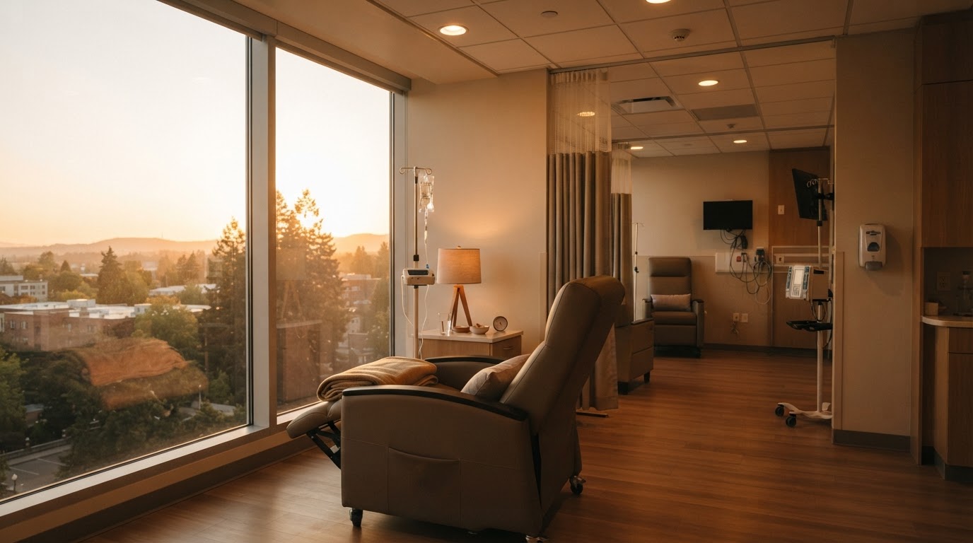 On-site infusion suite — patient-specific sterile compounding