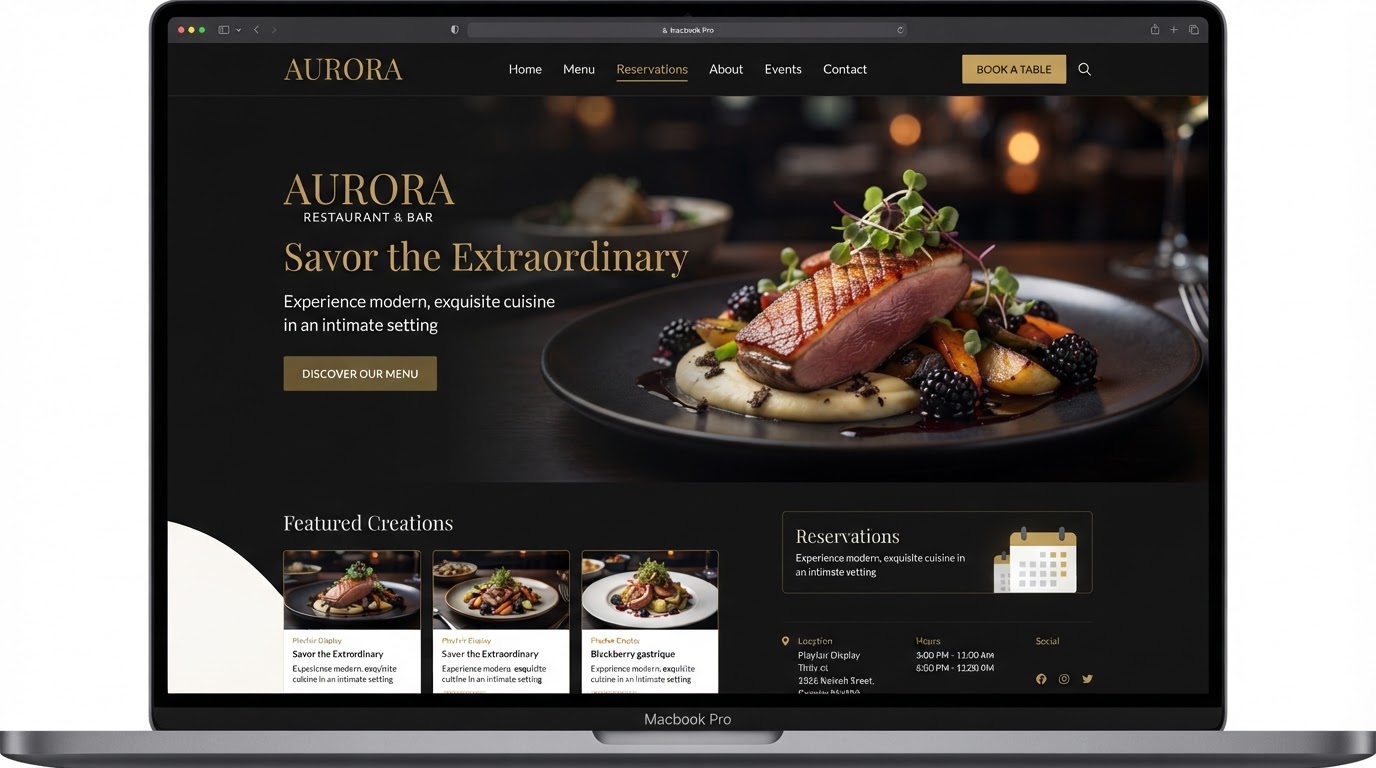 Website after EnterEcom rebuild — modern and professional