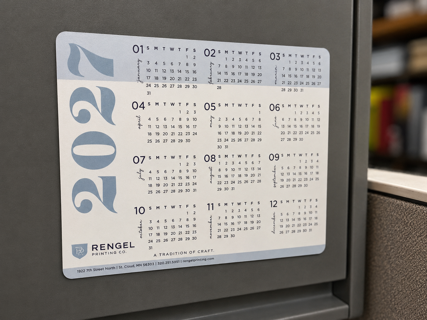 Magnetic and Cabinet Calendars