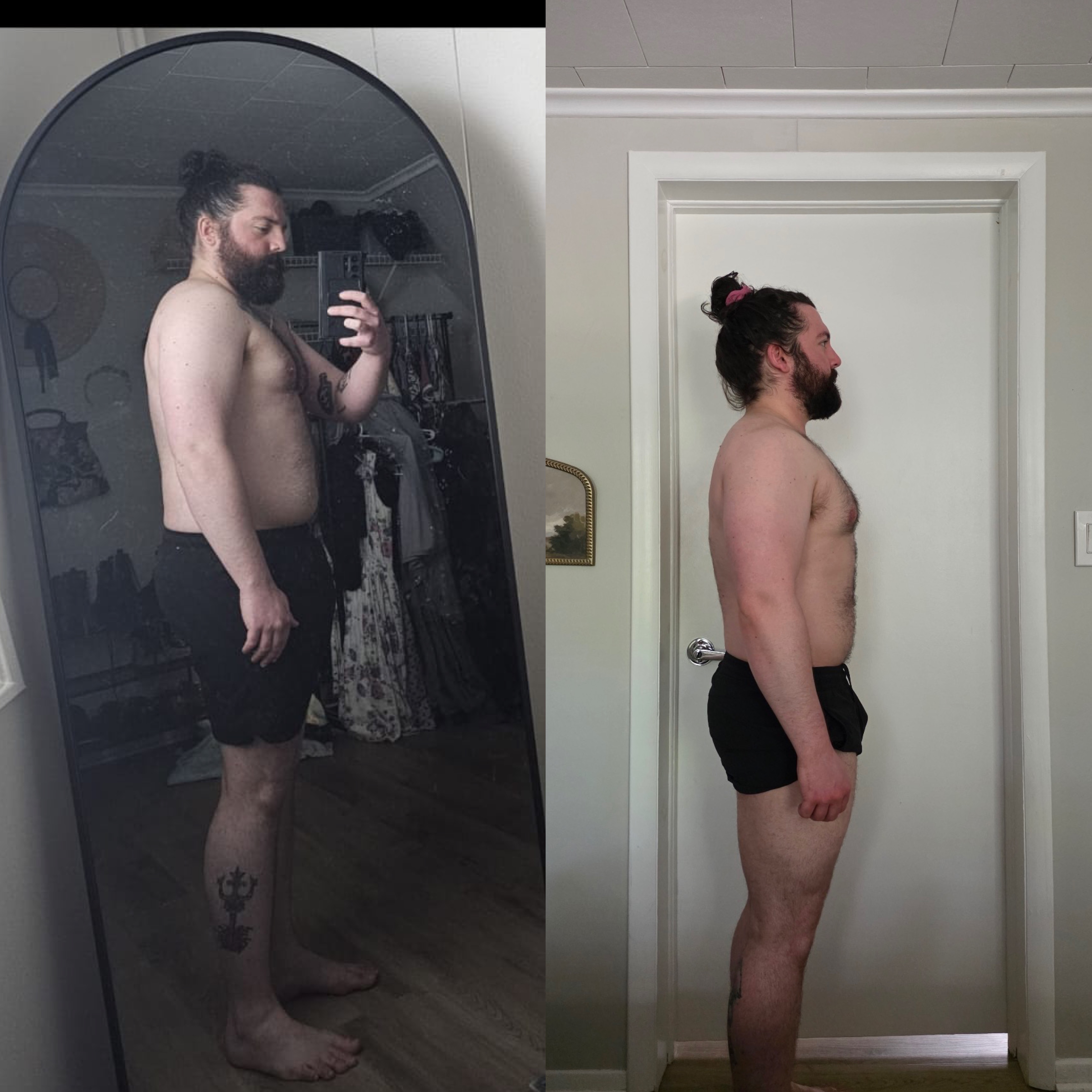 Tyler before and after — shift worker who lost 15 lbs in 5 weeks
