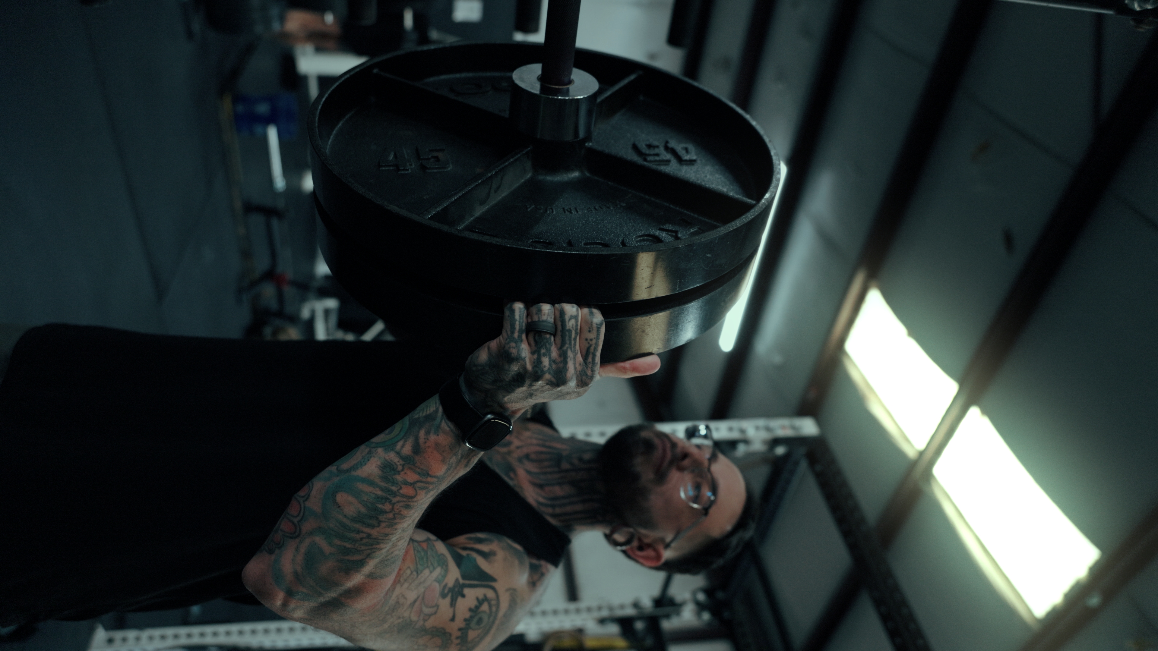 Sam Rodriguez coaching and training in the gym