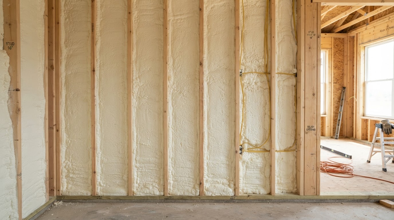 Wall spray foam insulation near San Marcos