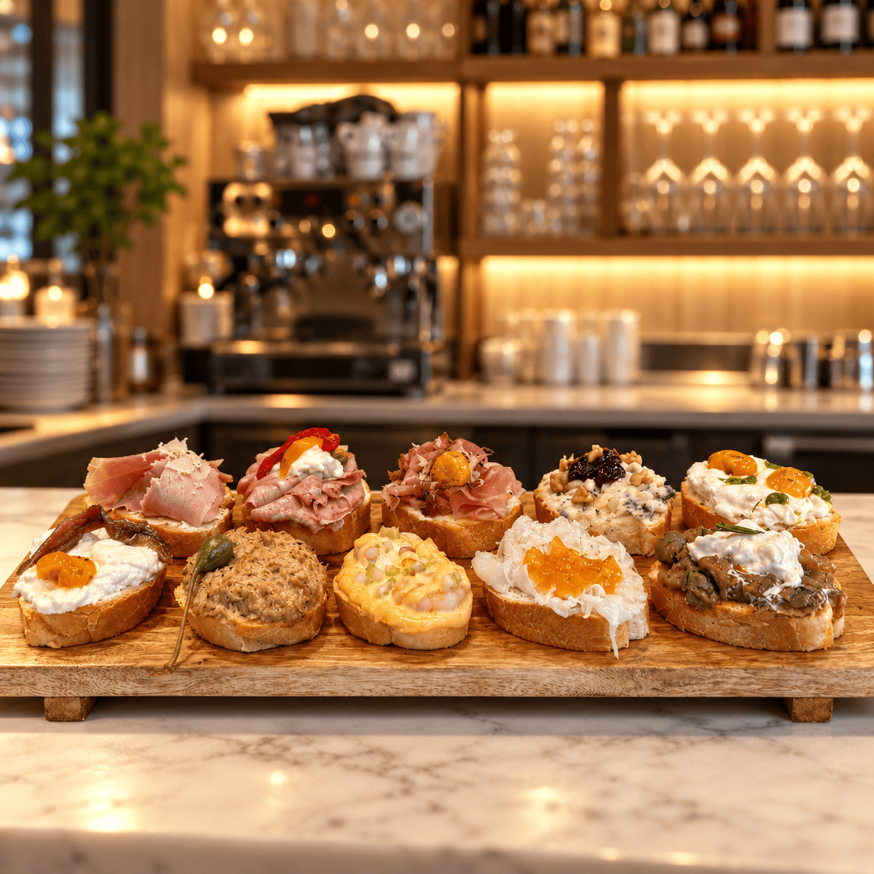 Cicchetti artigianali assortiti El Bibiez Trieste
