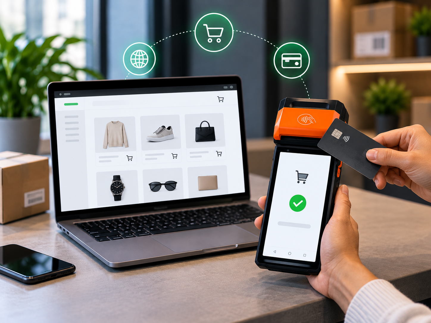 Secure ecommerce payment gateway checkout interface