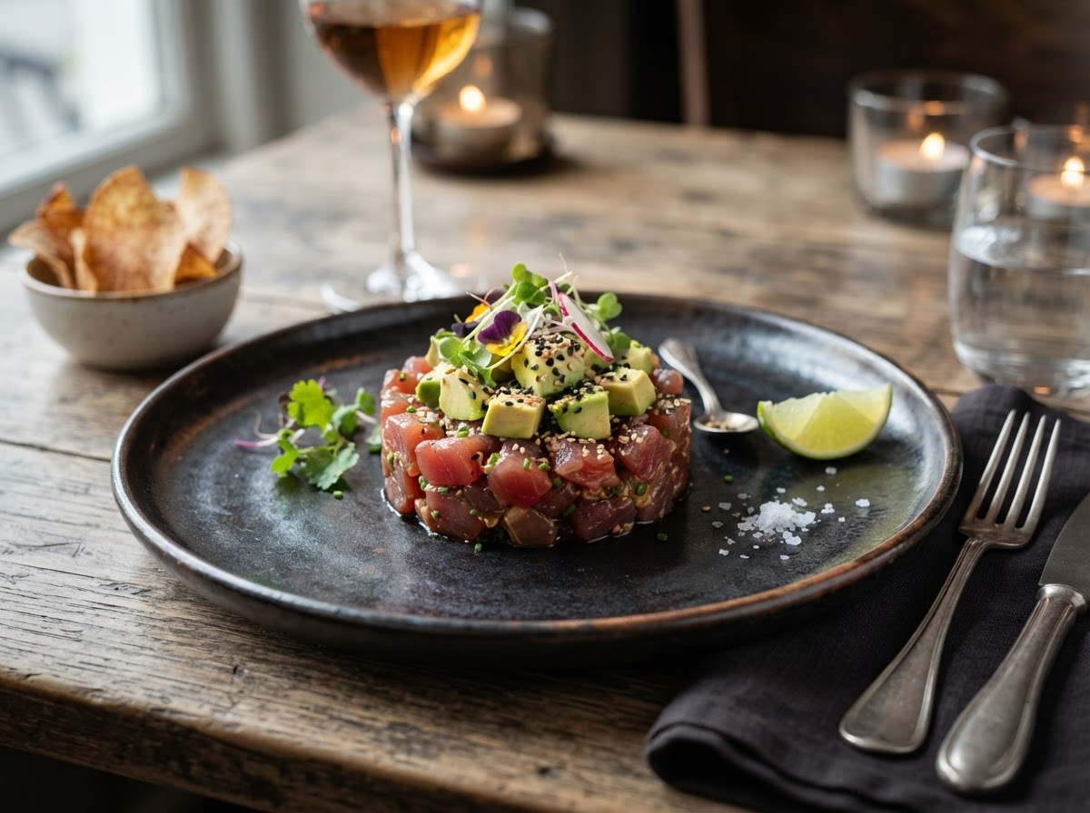 Tartar de atún rojo