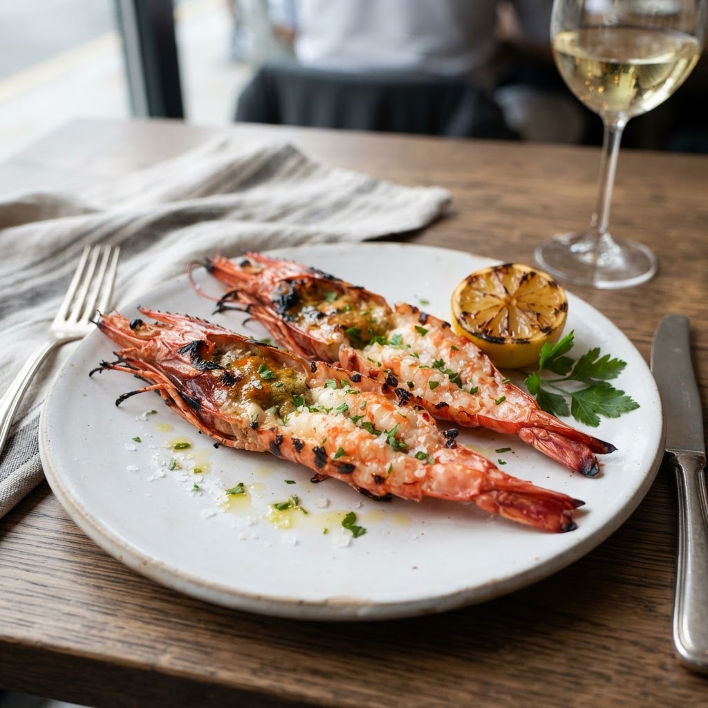 Carabineros a la plancha
