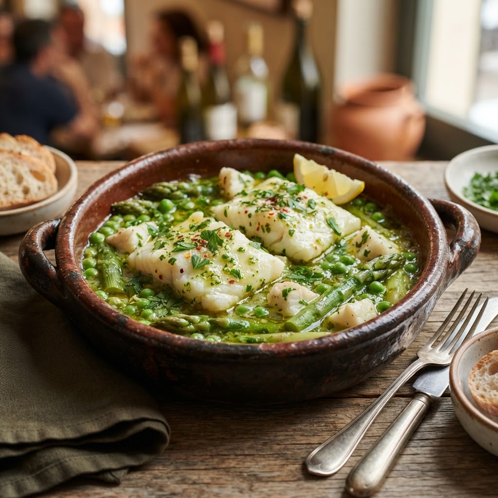 Merluza en salsa verde