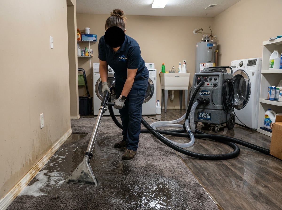 Emergency water removal and water extraction near Leander
