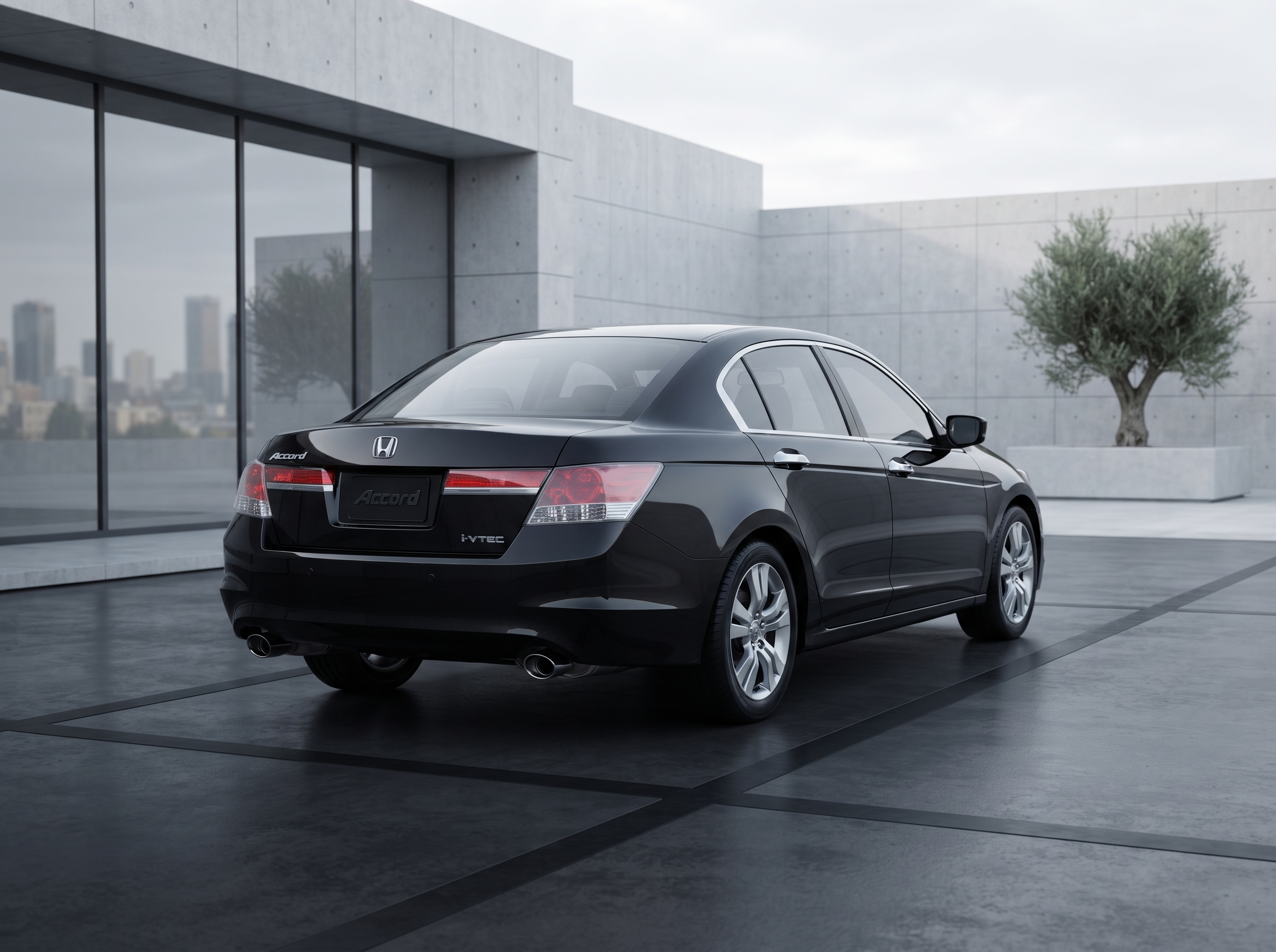 Black Honda Accord thumbnail 3