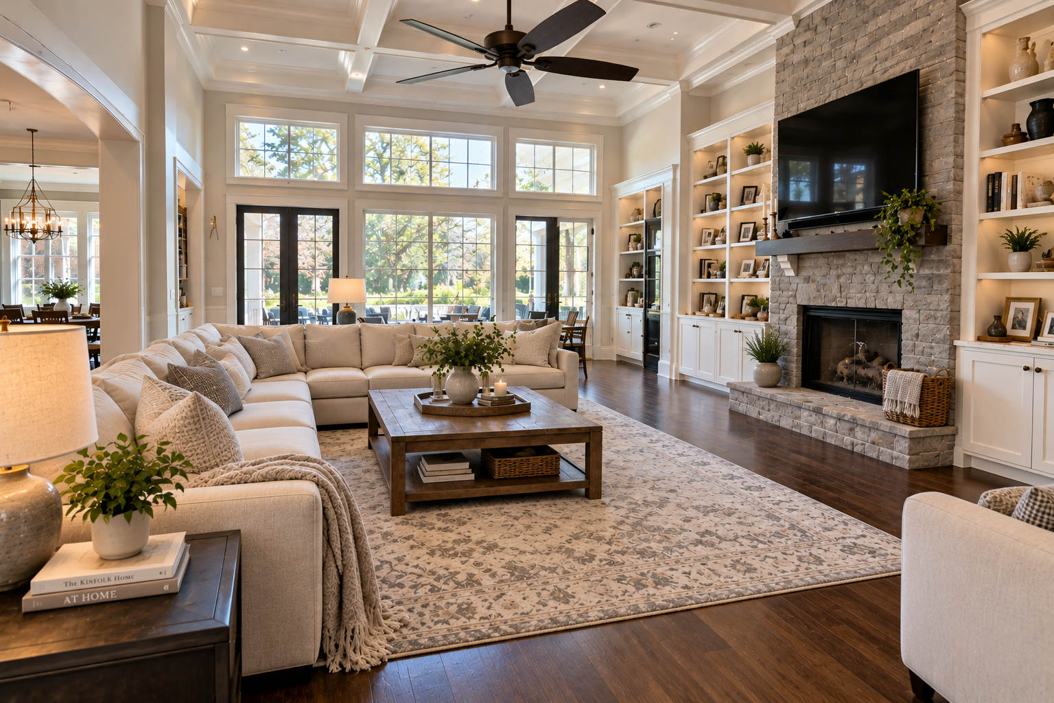 Living room cleaning before and after — MF Clean North Atlanta