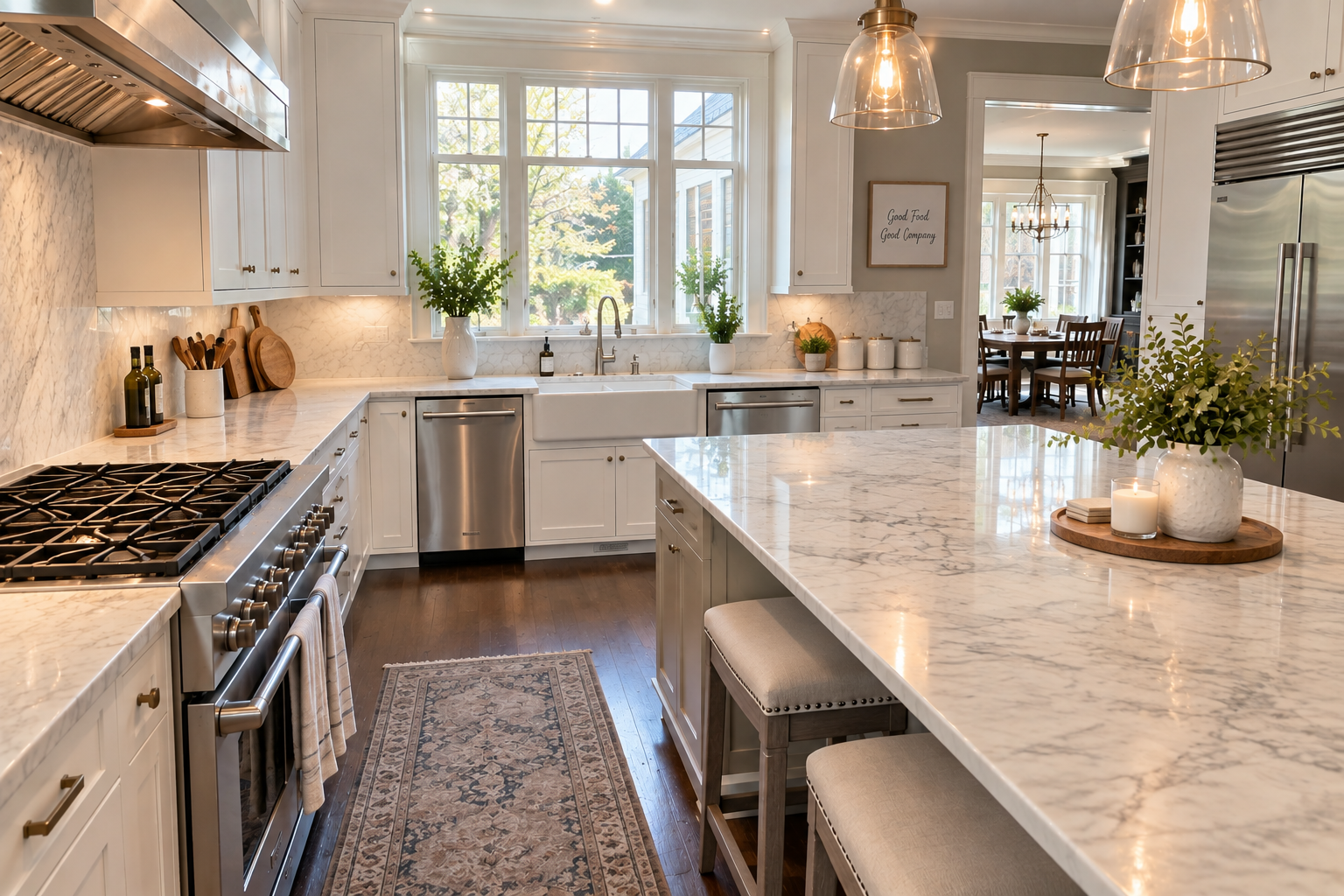 Kitchen deep cleaning before and after — MF Clean Alpharetta GA