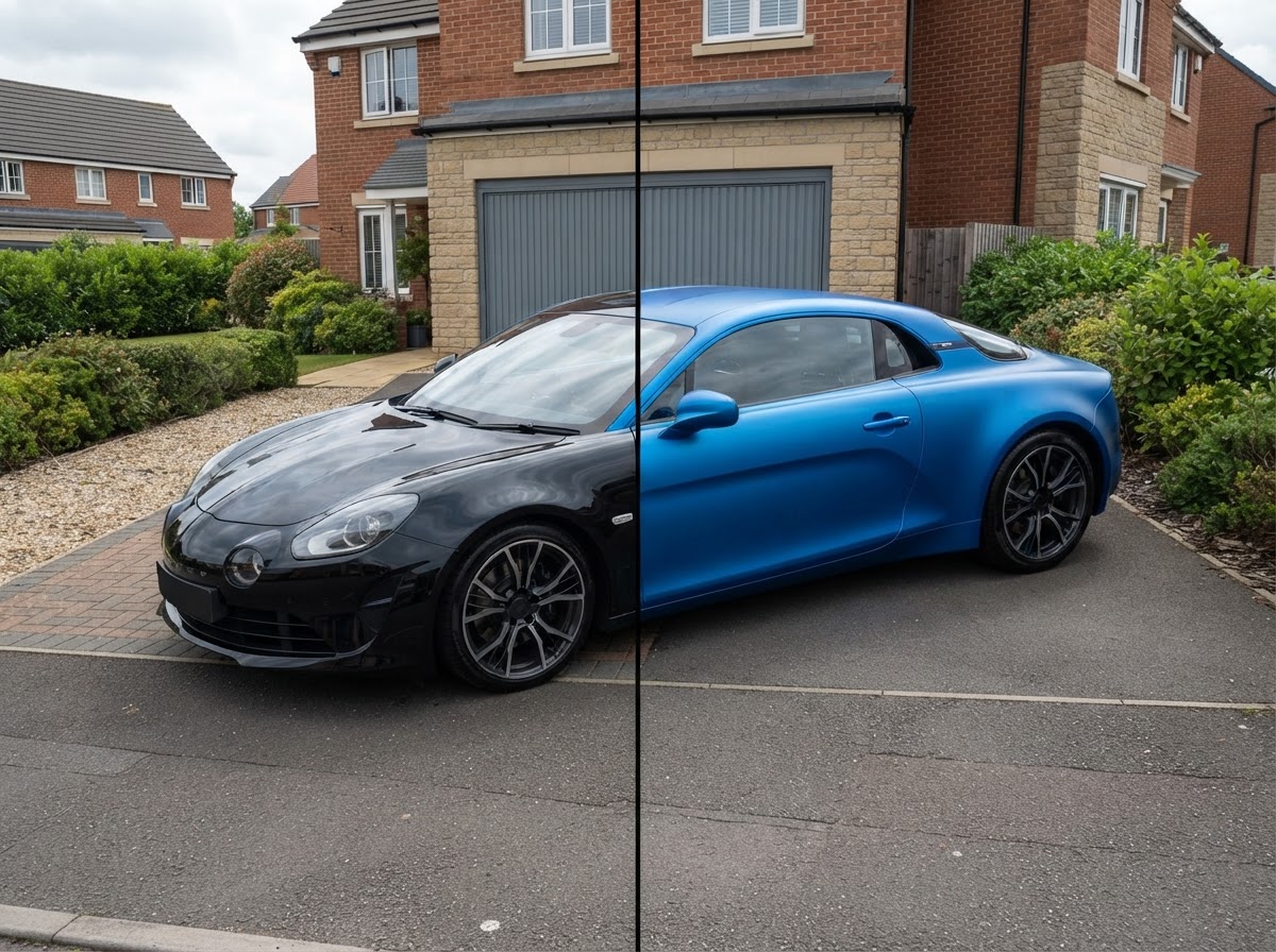 CAR WRAPPING before and after Project Preview