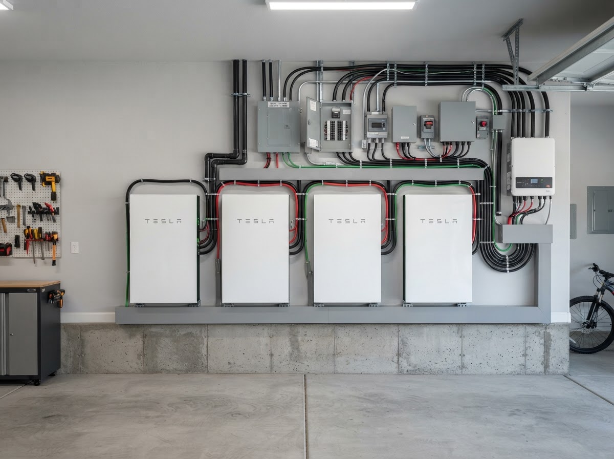Solar Battery Installation