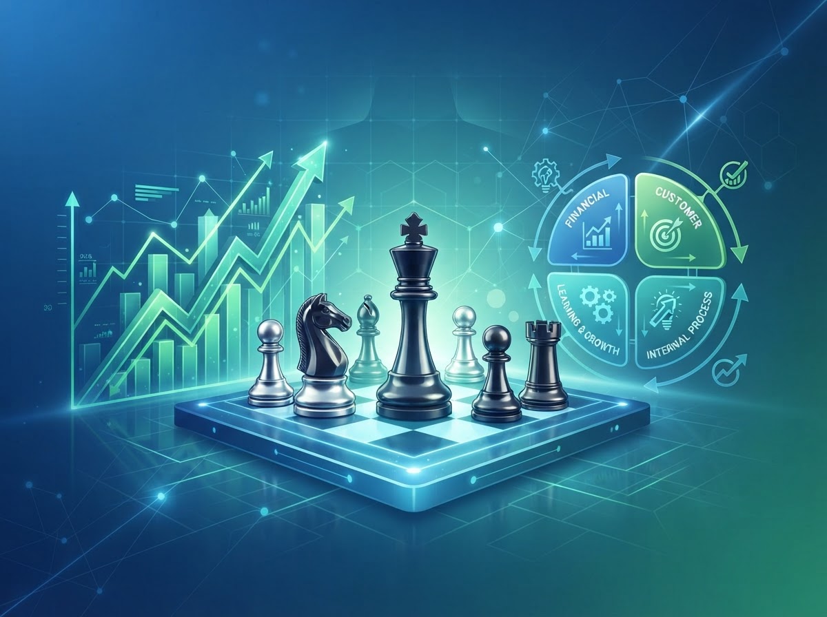 Business course illustration