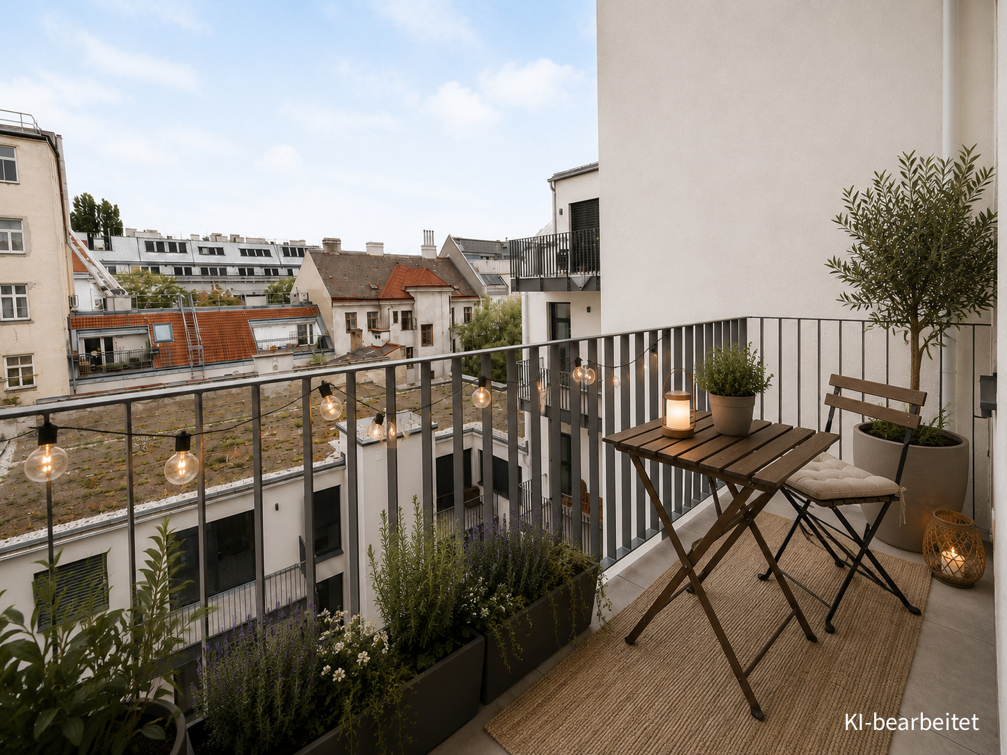 Balkon mit Hofblick