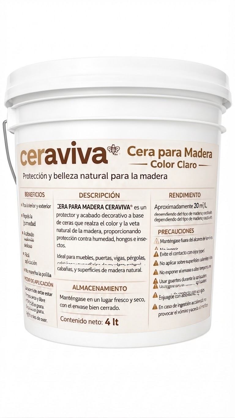 Cera Viva Claro 1 Litro