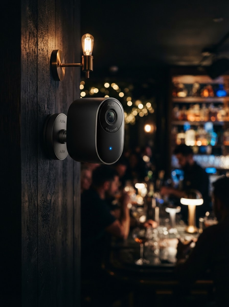 Modern CSLIVE camera monitoring a venue