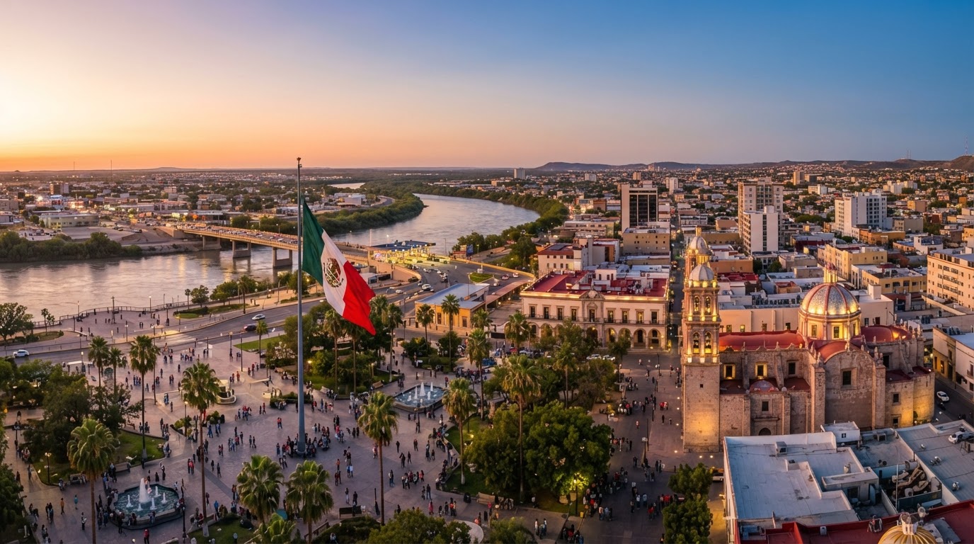 Vista turística de Piedras Negras, Coahuila, México — próxima sede de CITURMED