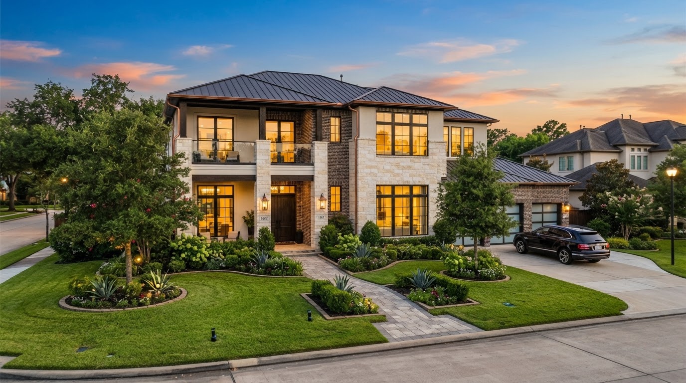 Luxury new construction home in Houston, Texas