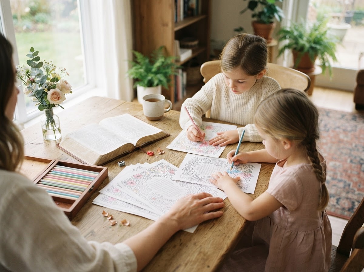 Family devotions and homeschool